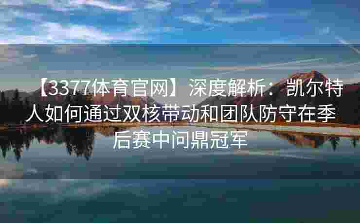 【3377体育官网】深度解析：凯尔特人如何通过双核带动和团队防守在季后赛中问鼎冠军