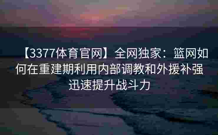 【3377体育官网】全网独家：篮网如何在重建期利用内部调教和外援补强迅速提升战斗力