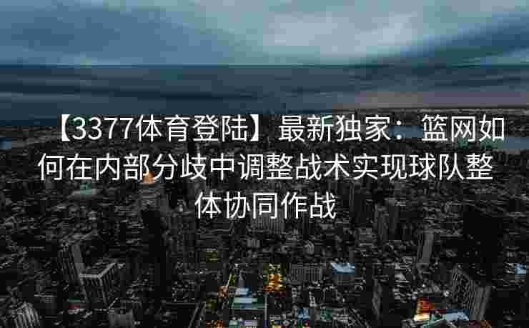 【3377体育登陆】最新独家：篮网如何在内部分歧中调整战术实现球队整体协同作战