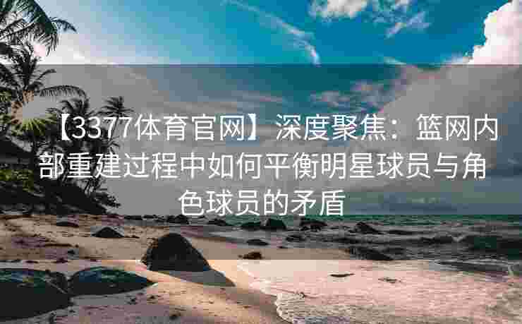 【3377体育官网】深度聚焦：篮网内部重建过程中如何平衡明星球员与角色球员的矛盾